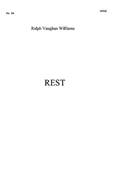 Rest - Ralph Vaughan Williams - SSATB