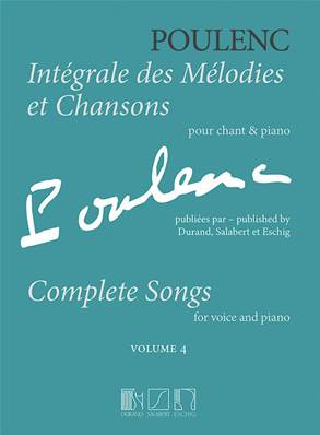 Intégrale des Mélodies et Chansons - Volume 4