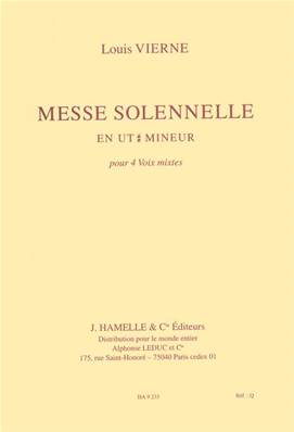 Messe Solennelle en Ut mineur Opus 16 - choeur seul