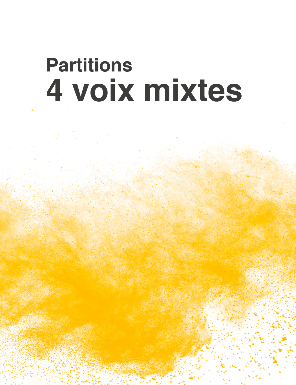 Partitions Chant Choral 4 Voix Mixtes