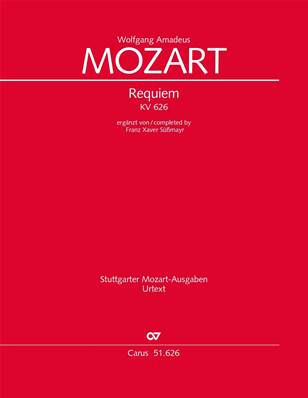 Requiem - Mozart - KV 626 - Choeur Piano